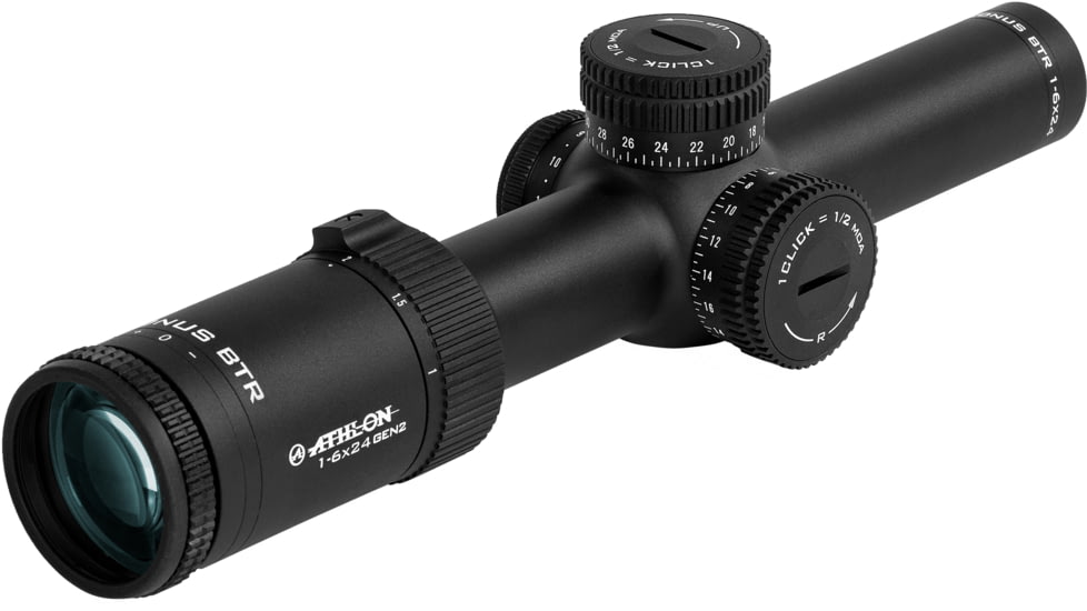 Athlon Optics Cronus BTR Gen2 1-6x24mm Rifle Scope, Tube 30mm, SFP, ATSR2 SFP IR MOA Reticle, Matte, Black, A210200