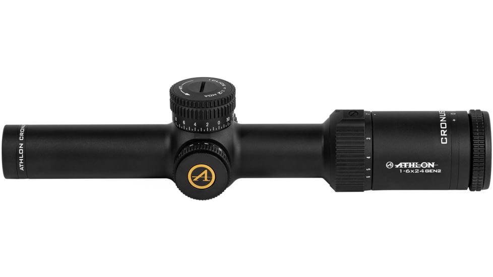 Athlon Optics Cronus BTR Gen2 1-6x24mm Rifle Scope, Tube 30mm, SFP, ATSR2 SFP IR MOA Reticle, Matte, Black, A210200