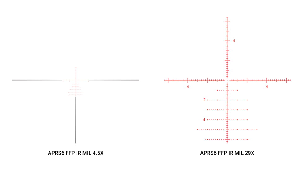 Athlon Optics Cronus BTR Gen II UHD APRS6 Rifle Scopes, 4.5-29x56mm, 34mm, First Focal Plane, IR Mil Reticle, Black, 210115