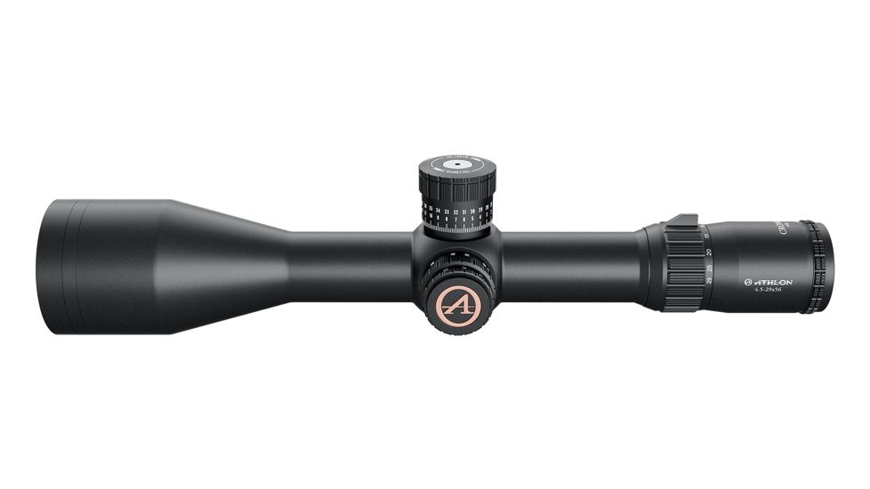 Athlon Optics Cronus BTR Rifle Scope, 4.5-29x56mm, 34mm Tube, First Focal Plane, APLR5 FFP IR MOA Reticle, 6061-T6, Matte, Black, 210112