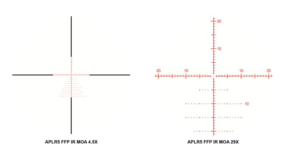 Athlon Optics Cronus BTR Rifle Scope, 4.5-29x56mm, 34mm Tube, First Focal Plane, APLR5 FFP IR MOA Reticle, 6061-T6, Matte, Black, 210112