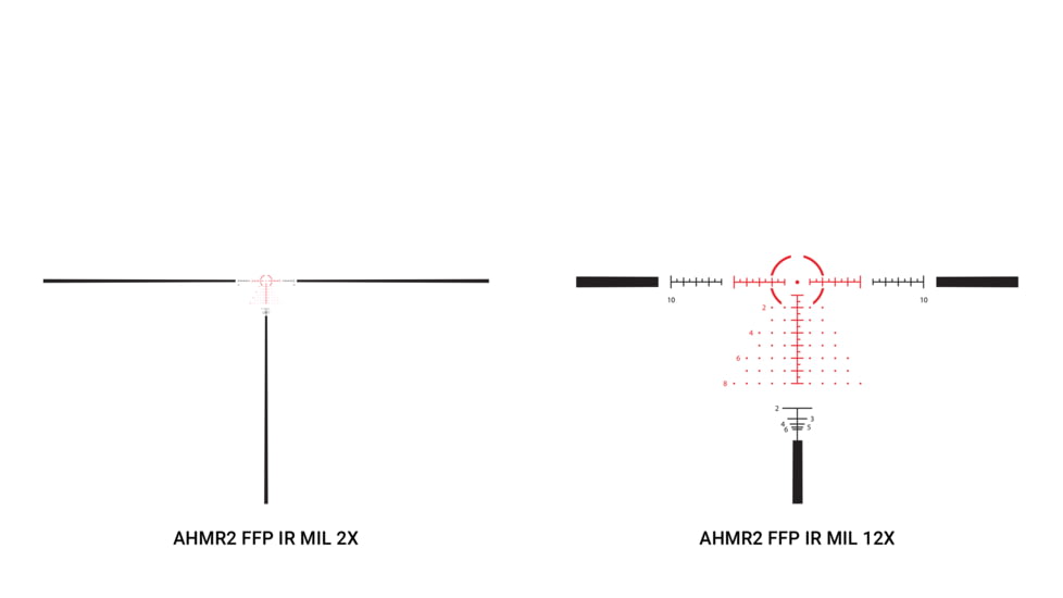 Athlon Optics Helos BTR Gen II 2-12x42mm AHMR2 Rifle Scope, 30mm, First Focal Plane, IR Mil Reticle, Black, 214105