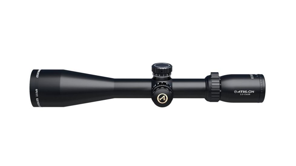 Athlon Optics Midas 2.5-15x50 Side Focus Rifle Scope,30mm,Black,AHMR SFP IR -MOA Reticle 213015