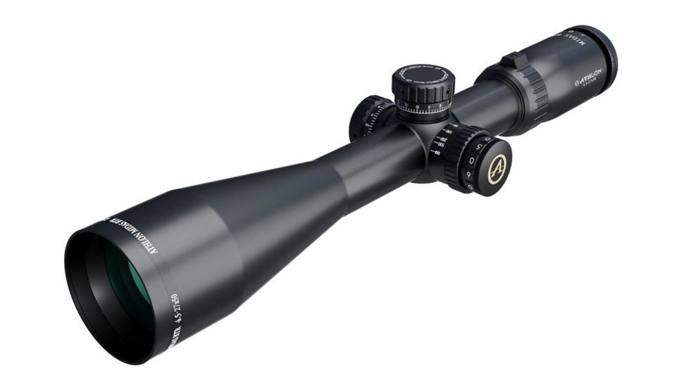 Athlon Optics Midas 4.5-27x50 Side Focus Rifle Scope,30mm,Black,A PLR1 SFP IR-MIL Reticle 213022
