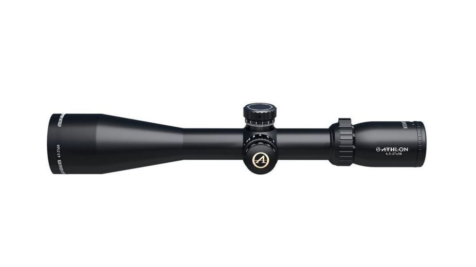 Athlon Optics Midas 4.5-27x50 Side Focus Rifle Scope,30mm,Black,A PLR1 SFP IR-MIL Reticle 213022