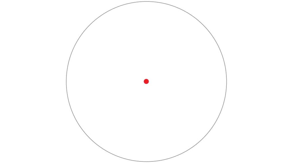 Athlon Optics Midas Blaze 1x22m Reflex Red Dot Sight, 3 MOA, Black, 403063