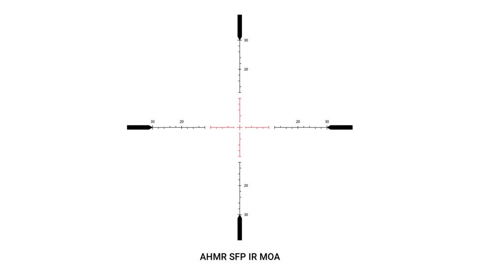 Athlon Optics Midas BTR Gen2 Rifle Scope, 4.5-27x50mm, 30mm Tube, Second Focal Plane, Illuminated AHMR MOA Reticle, Black, 213023, EDEMO1