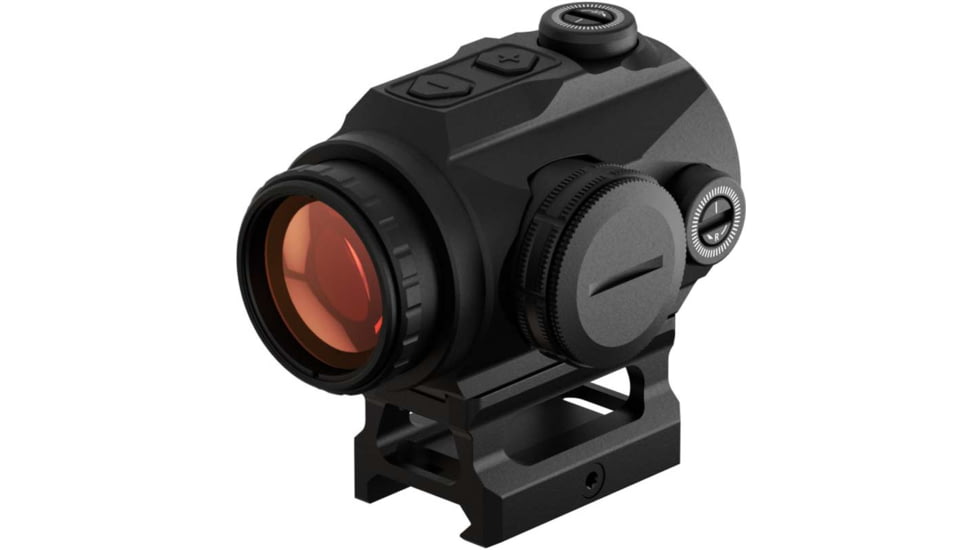 Athlon Optics Midas Flare 1x22mm Prism Red Dor Sight, 6 MOA, Black, 403077