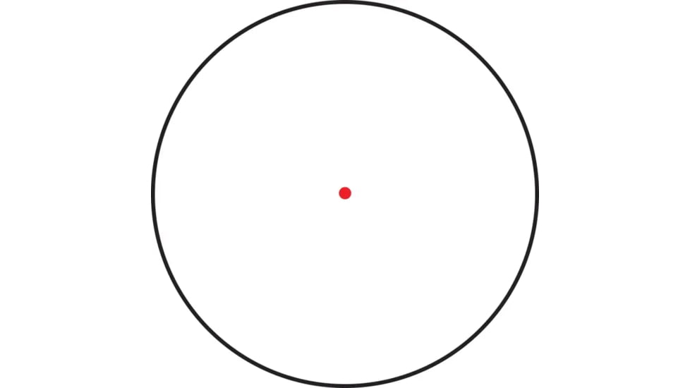 Athlon Optics Midas Strobe 1x25mm Reflex Red Dot Sight, 2 MOA, Black, 403064