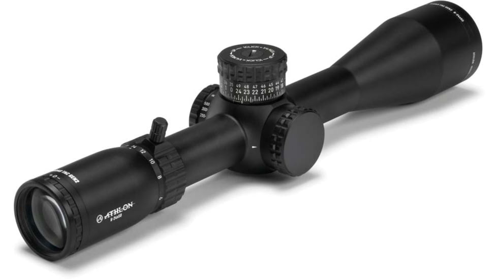 Athlon Optics Midas TAC GEN2 HD 6-24x50 30mm Tube Rifle Scope, FFP, APLR15, MOA Reticle, Black, 213085
