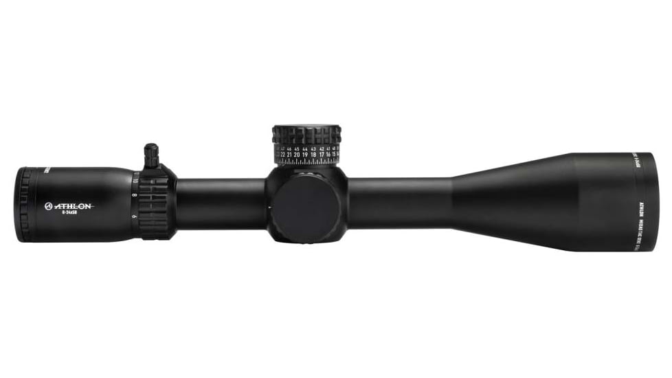 Athlon Optics Midas TAC GEN2 HD 6-24x50 30mm Tube Rifle Scope, FFP, APLR15, MOA Reticle, Black, 213085
