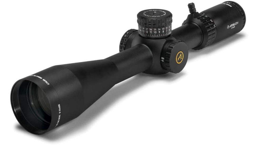 Athlon Optics Midas TAC GEN2 HD 6-24x50 30mm Tube Rifle Scope, FFP, APLR15, MOA Reticle, Black, 213085
