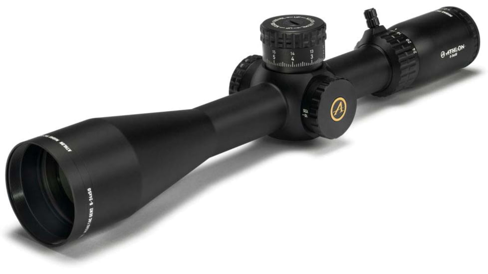 Athlon Optics Midas TAC GEN2 HD 6-24x50 30mm Tube Rifle Scope, FFP, APRS14 MIL Reticle, Black, 213084
