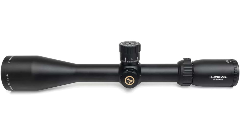 Athlon Optics Midas TAC HD 6-24x50mm APRS3 Rifle Scope, 30mm, First Focal Plane, MIL Reticle, Black, 213077
