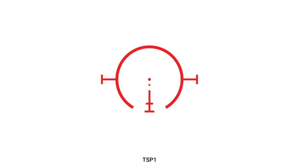 Athlon Optics Midas TSP1 Prismatic Red Dot Sight, 1x21mm, TSP1 Prism Reticle, Black, 403023