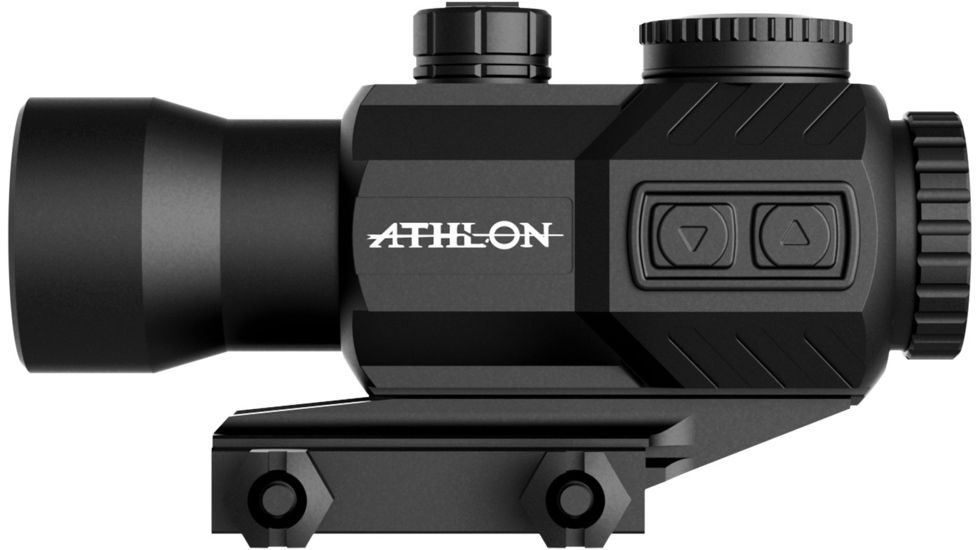 Athlon Optics Midas TSP4 Prismatic Red Dot Sight, 3.9x30mm, Red/ Green TSP4 Prism Reticle, Black, 403025