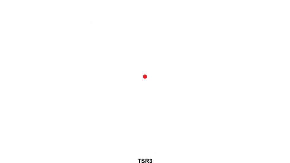Athlon Optics Midas TSR3 Red Dot Sight, 1x36mm, Red 2 MOA Dot Reticle, Black, 403016