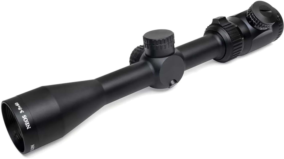 Athlon Optics Neos 3-9x40 Muzzle Loader BDC 250 Rifle Scope, 1in Tube, Second Focal Plane, IR MOA Reticle, Black, 216004