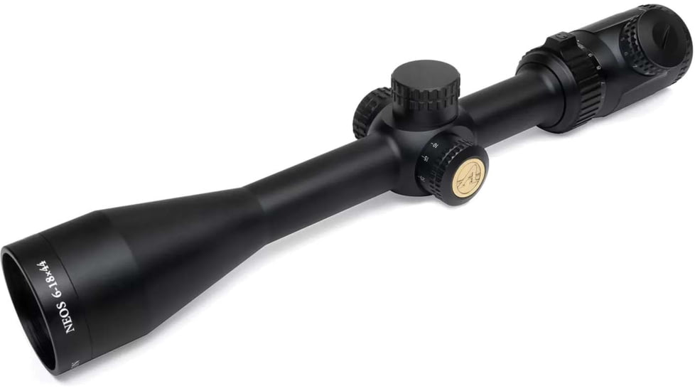 Athlon Optics Neos 6-18 x 44 mm Rifle Scope, 1in Tube, Second Focal Plane, BDC 500, IR MOA Reticle, Black, 216013