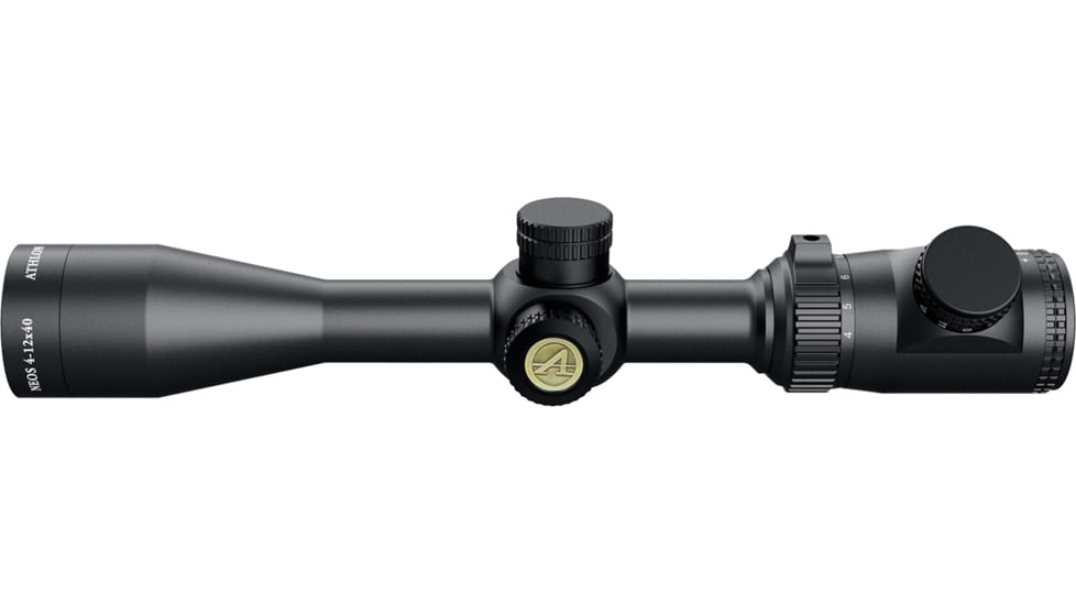 Athlon Optics Neos Side Focus Rifle Scope, 4-12x40mm, 1 in Tube, Second Focal Plane, Illuminated BDC 500 Reticle, Matte Black, 216009