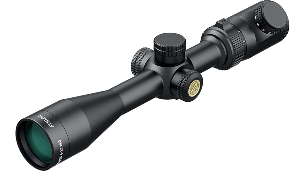 Athlon Optics Neos 4-12x40mm Side Focus 1in Tube Rifle Scopes, Second Focal Plane, BDC 500 IR MOA Reticle, Black, 216009