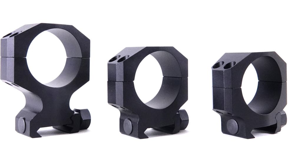 Athlon Optics Precision Rifle Scope Rings, 1in Tube, 0.9in Height, Black, Medium, 701001