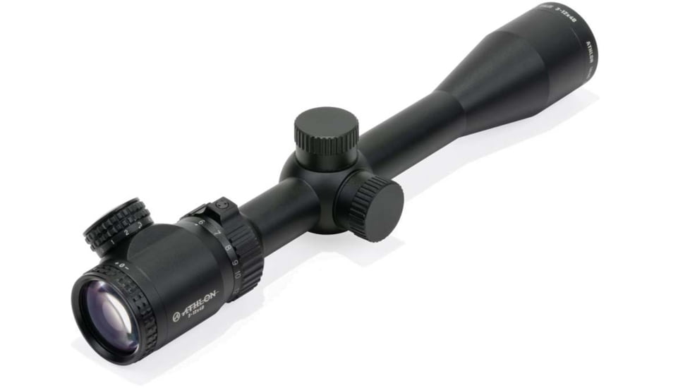 Athlon Optics Talos 3-12x40mm 1in Tube Rifle Scope, Second Focal Plane, BDC 250 Shotgun IR MOA Reticle, Black, 215005