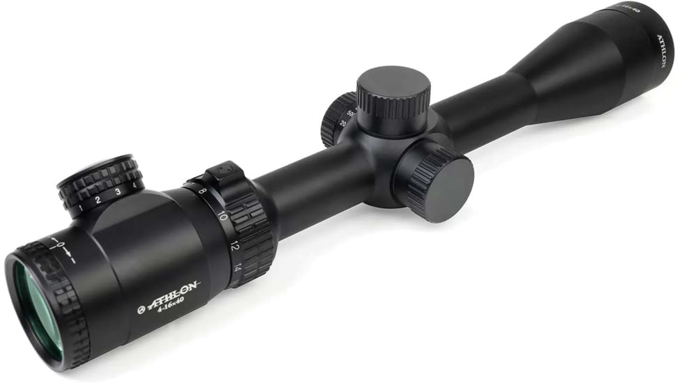 Athlon Optics Talos 4-16x40mm Rifle Scope, 1in Tube, BDC 600, Second Focal Plane, IR MOA Reticle, Black, 215008