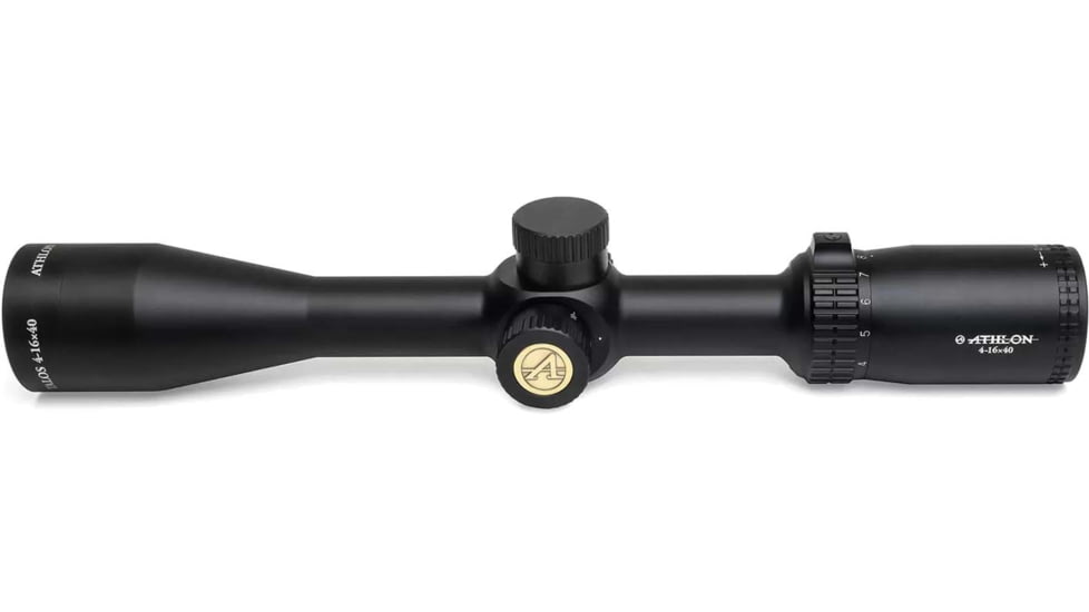 Athlon Optics Talos 4-16x40mm Rifle Scope, 1in Tube, Mil Dot, Second Focal Plane, MIL Reticle, Black, 215009