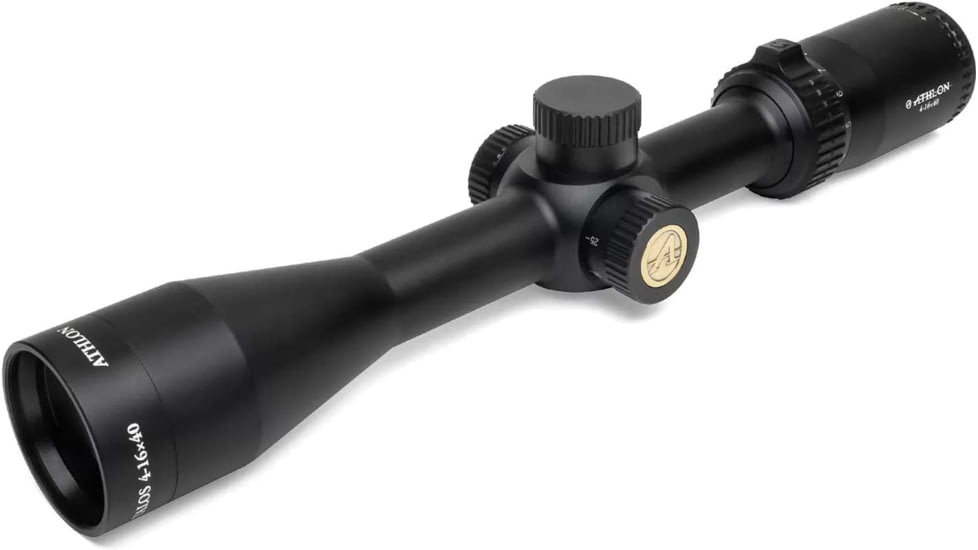 Athlon Optics Talos 4-16x40mm Rifle Scope, 1in Tube, Mil Dot, Second Focal Plane, MIL Reticle, Black, 215009