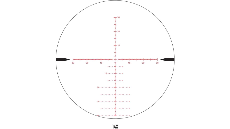 Athlon Optics Talos BTR Gen II 4-14x44mm APLR10 Rifle Scope, 30mm, First Focal Plane, IR MOA Reticle, Black, 215030