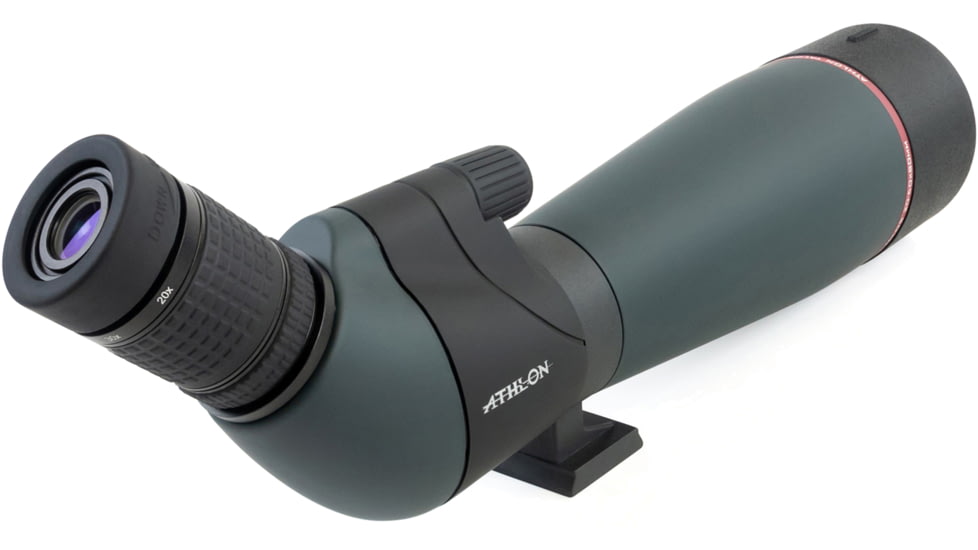 Athlon Optics Talos Spotting Scope, 20-60x80mm, 45-Degree Angled Body, Green, 315001G