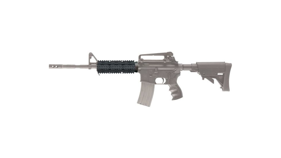 AR-15 Carbine Two Piece Forend mounted to rifle