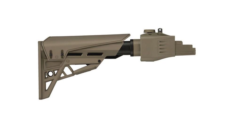 ATI Outdoors Strikeforce 6-Postion Folding Stock w/TactLite Cheekrest, Strikeforce Handguard, X1 Pistol Grip, Scorpion Recoil System, AK-47, Flat Dark Earth, B.2.20.1250