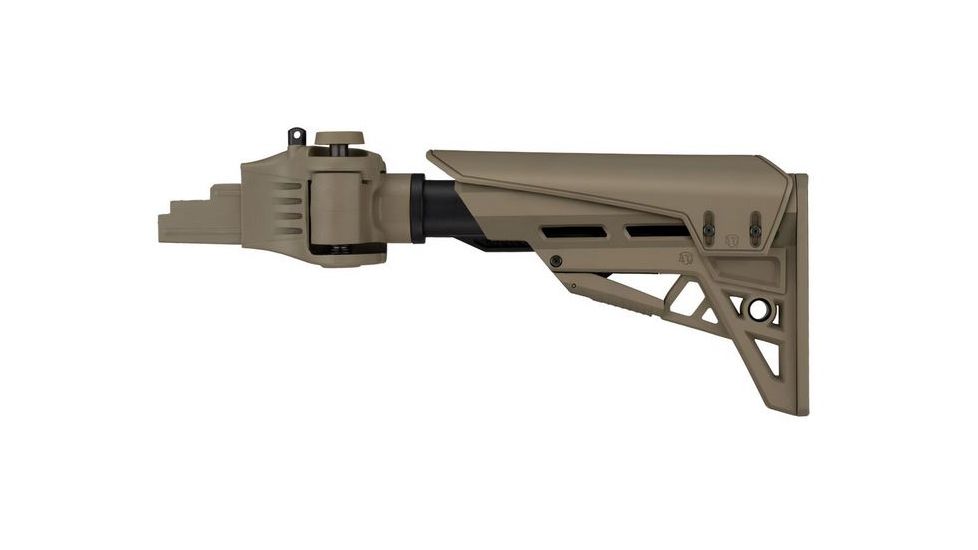 ATI Outdoors Strikeforce 6-Postion Folding Stock w/TactLite Cheekrest, Strikeforce Handguard, X1 Pistol Grip, Scorpion Recoil System, AK-47, Flat Dark Earth, B.2.20.1250