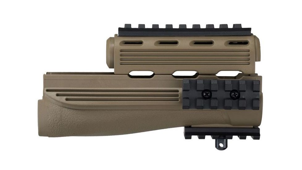 ATI Outdoors Strikeforce 6-Postion Folding Stock w/TactLite Cheekrest, Strikeforce Handguard, X1 Pistol Grip, Scorpion Recoil System, AK-47, Flat Dark Earth, B.2.20.1250