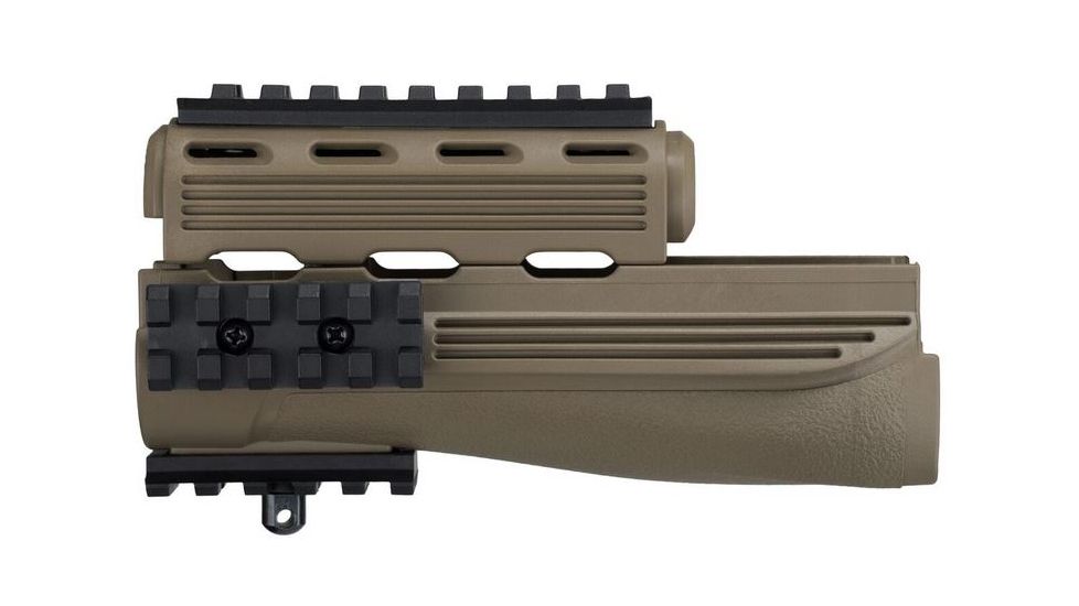 ATI Outdoors Strikeforce 6-Postion Folding Stock w/TactLite Cheekrest, Strikeforce Handguard, X1 Pistol Grip, Scorpion Recoil System, AK-47, Flat Dark Earth, B.2.20.1250