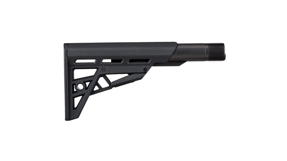 ATI Outdoors AR-15 TactLite Six Position Commercial Stock With Commercial Buffer Tube Fits Most AR-15 Varoamts Black