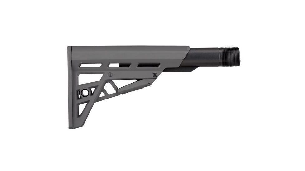 ATI Outdoors AR-15 TactLite Six Position Commercial Stock With Commercial Buffer Tube Fits Most AR-15 Varoamts Destroyer Gray