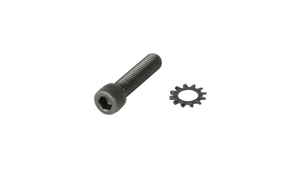 ATI Outdoors AR-15/AR-10 Pistol Grip Screw w/ Star Lock Washer, Black, One Size, A.5.10.2548