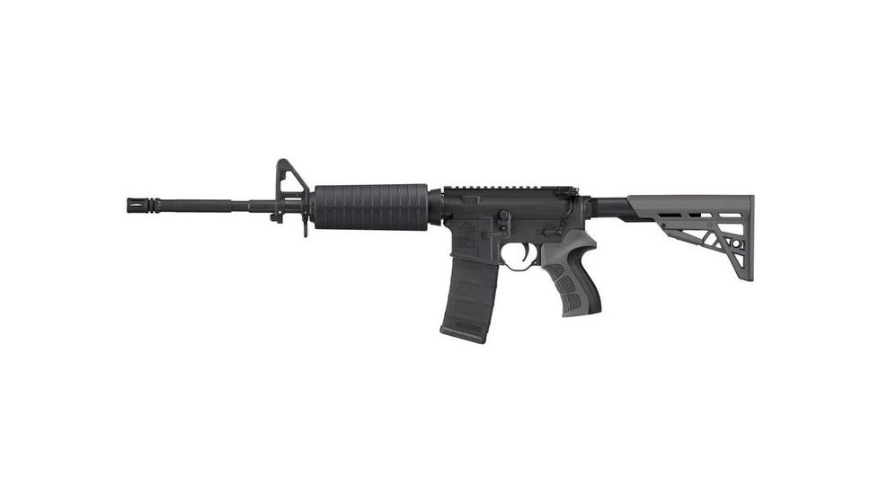 Advanced Technology International - ATI AR-15 TactLite Six Position Mil-Spec Stock With Military Buffer Tube Assembly Destroyer Gray