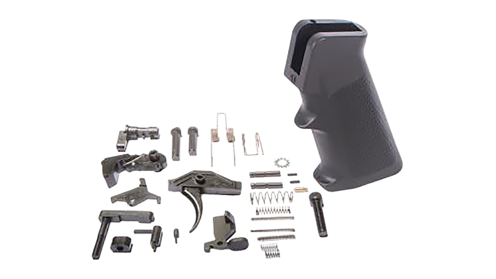 EDEMO ATI ATIATI15LPKNANO Saf-T-First Lower Parts Kit AR-Platform Black Grip, Black St, EDEMO1