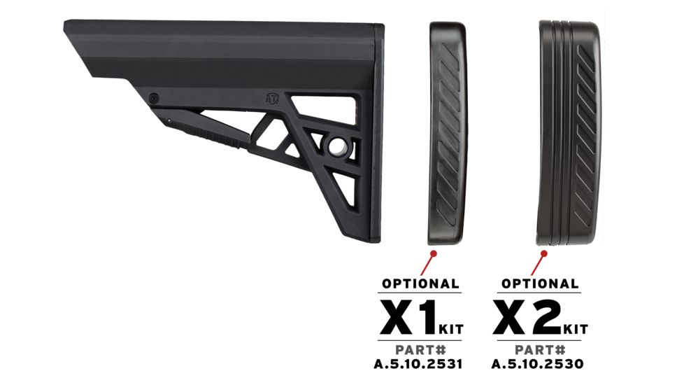 ATI Outdoor X1 TactLite Scorpion Razorback Recoil Pad, Black, A5102531