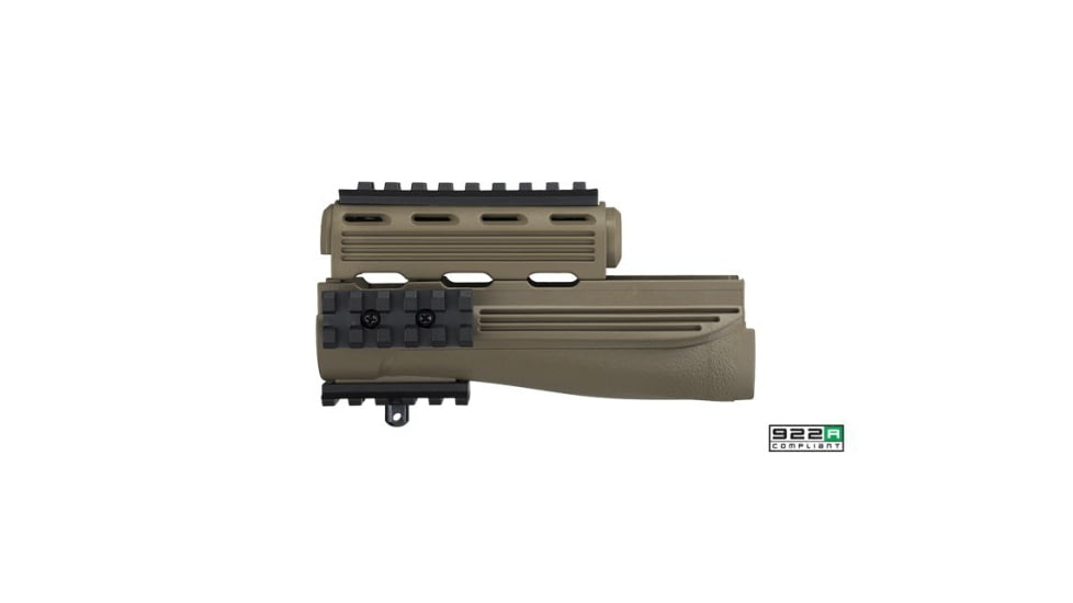ATI Outdoor AK-47 Handguards w/ Picatinny Rails, Desert Tan A.5.20.2436