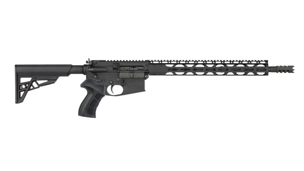 ATI Outdoor - ATI AR-15 Aluminum Slim 15n Rifle-Length Free-Float Forend, Black, SHG1500
