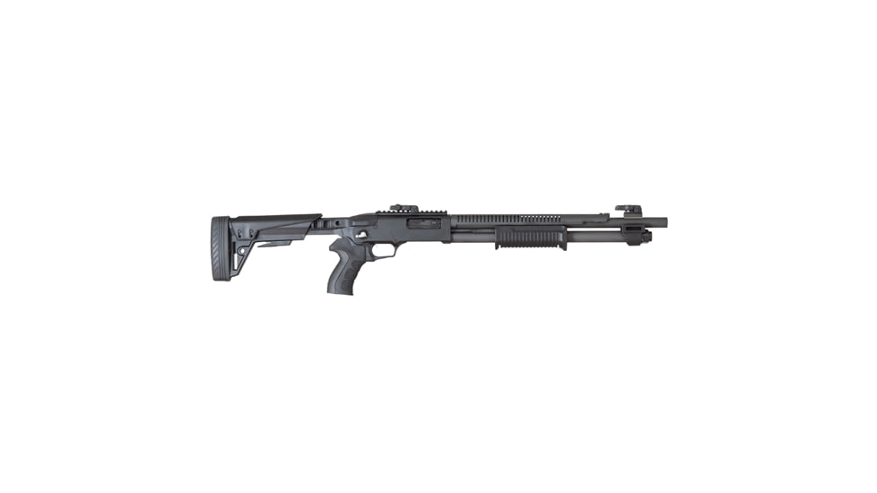 ATI Outdoors Tactlite Shotgun Stock and X2 Grip, Fits Mossberg 590R/590RM, Black