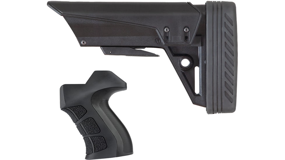 ATI Outdoors Tactlite Shotgun Stock and X2 Grip, Fits Mossberg 590R/590RM, Black