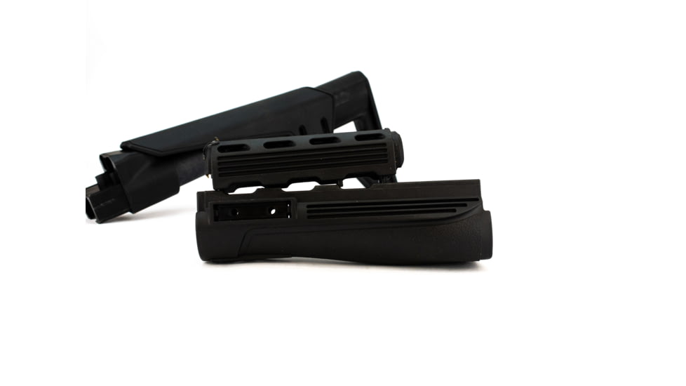 EDEMO ATI Outdoor AK-47 Elite Package Mil-Spec Stock w/ TactLite Cheekrest, Strikeforce Handguard, X1 Pistol Grip, Scorpion Recoil System, Black, One Size, B-2-10-1092-EDEMO2