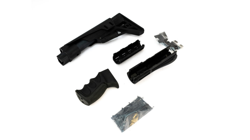 EDEMO ATI Outdoor AK-47 Elite Package Mil-Spec Stock w/ TactLite Cheekrest, Strikeforce Handguard, X1 Pistol Grip, Scorpion Recoil System, Black, One Size, B-2-10-1092-EDEMO2