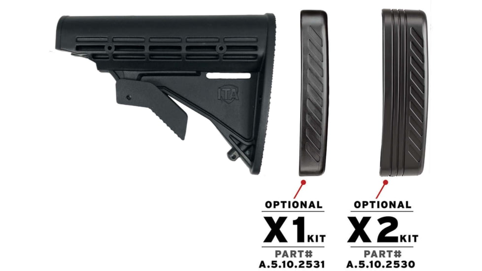 ATI Outdoors M4 Style Buttstock, Black, A.5.10.2557